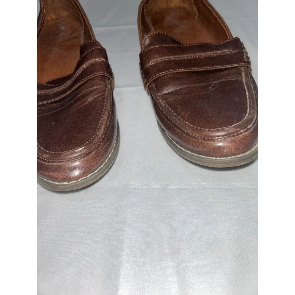 Universal Thread Brown Penny Loafers Womens Size 11 F16893026 Slip On Flats